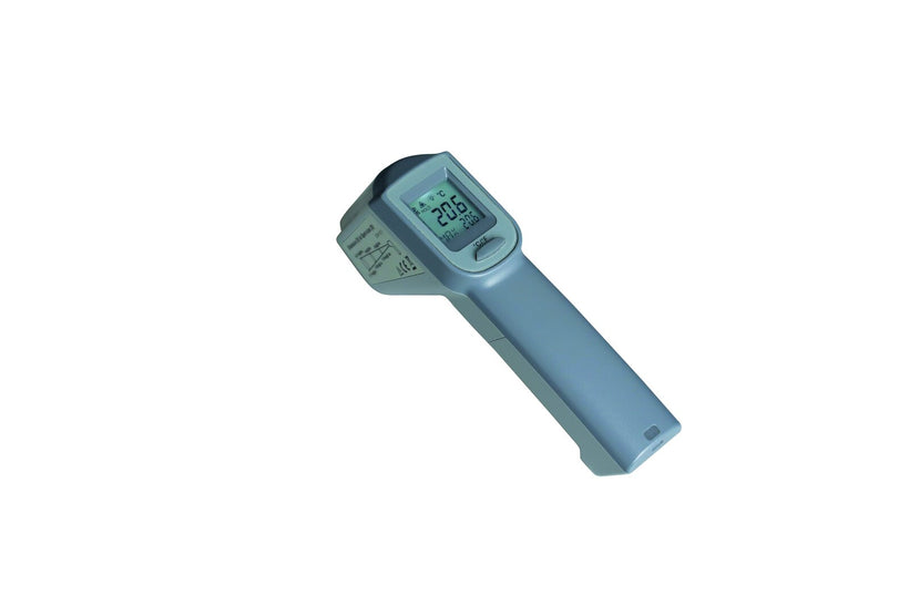 Infrarotthermometer mit Laservisier zur berührungslosen Messung der Oberflächentemperatur in der Profiküche