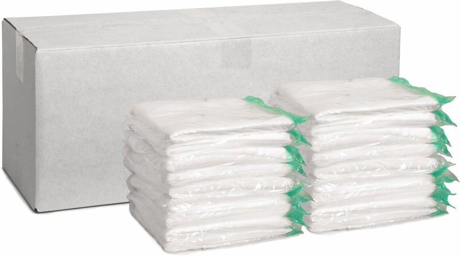 ARCORA Einweg-Vliestuch extra imprägniert weiß 60 x 25 cm zur Trockenreinigung von Bodenbelägen, 1000 Stück
