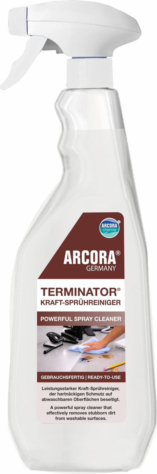 ARCORA Terminator RTU gebrauchsfertiger Kraft-Sprühreiniger – 10 x 750 ml