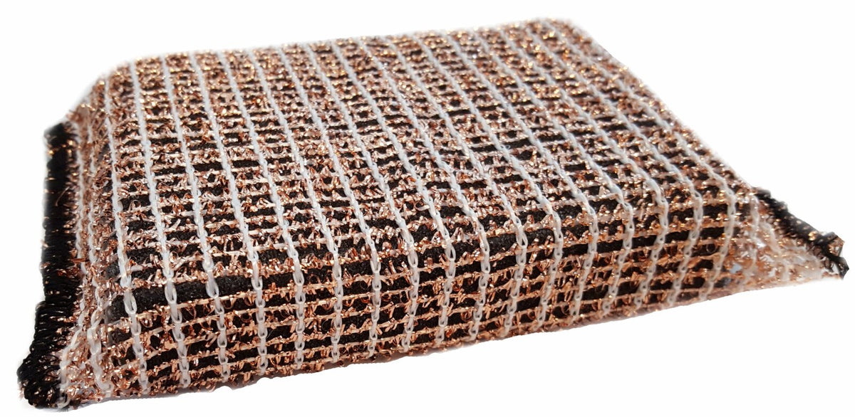 ARCORA Kupferschwamm Topfreiniger, 16 x 10 x 2,8 cm, 100 Stück