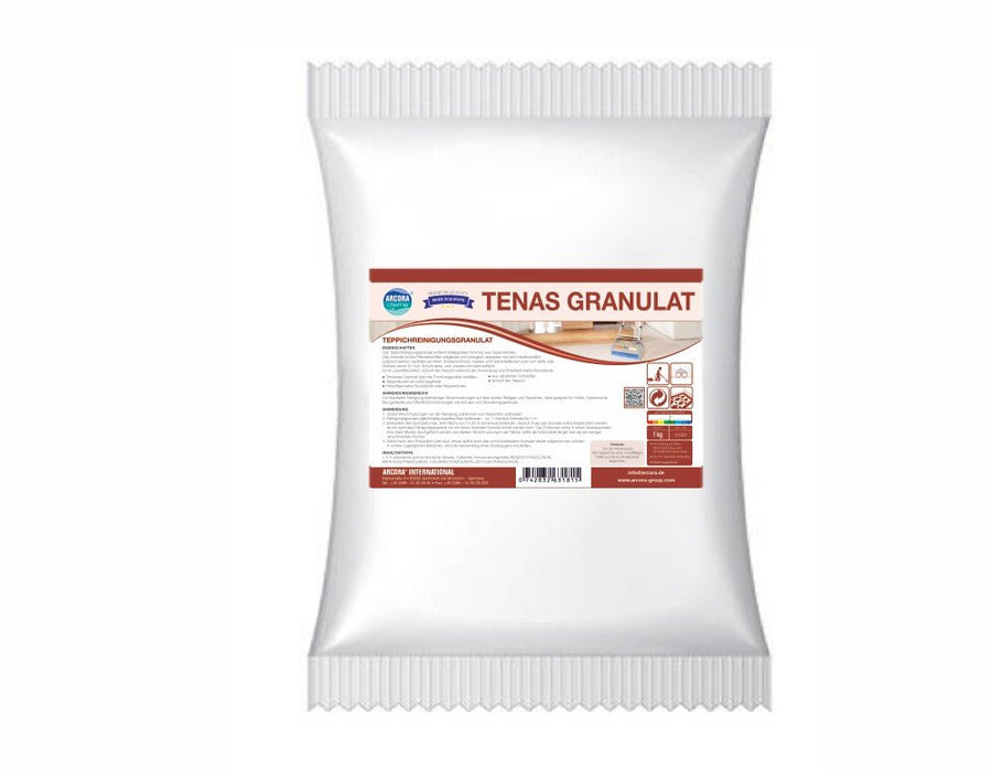 ARCORA Tenas Granulat Teppichreinigungsgranulat mit Encapsulation-System – 10 x 1 kg