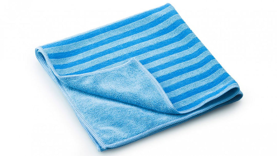 Mega Clean Mikrofaser Borstentuch blau, 40 x 40 cm – Profi Scheuertuch gegen Verkrustungen