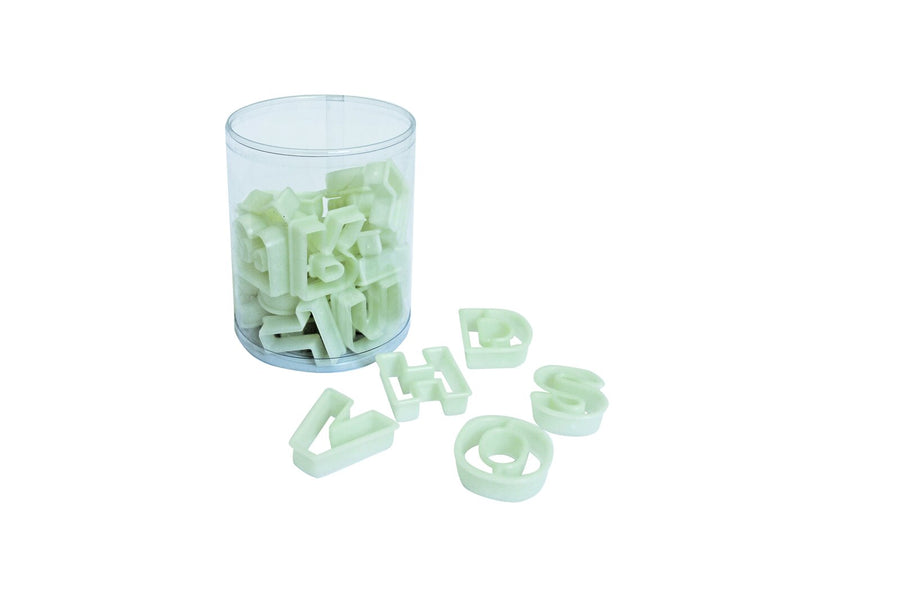 Schneider Ausstechersatz Buchstaben, 26-tlg., Material: Nylon, hitzebeständig