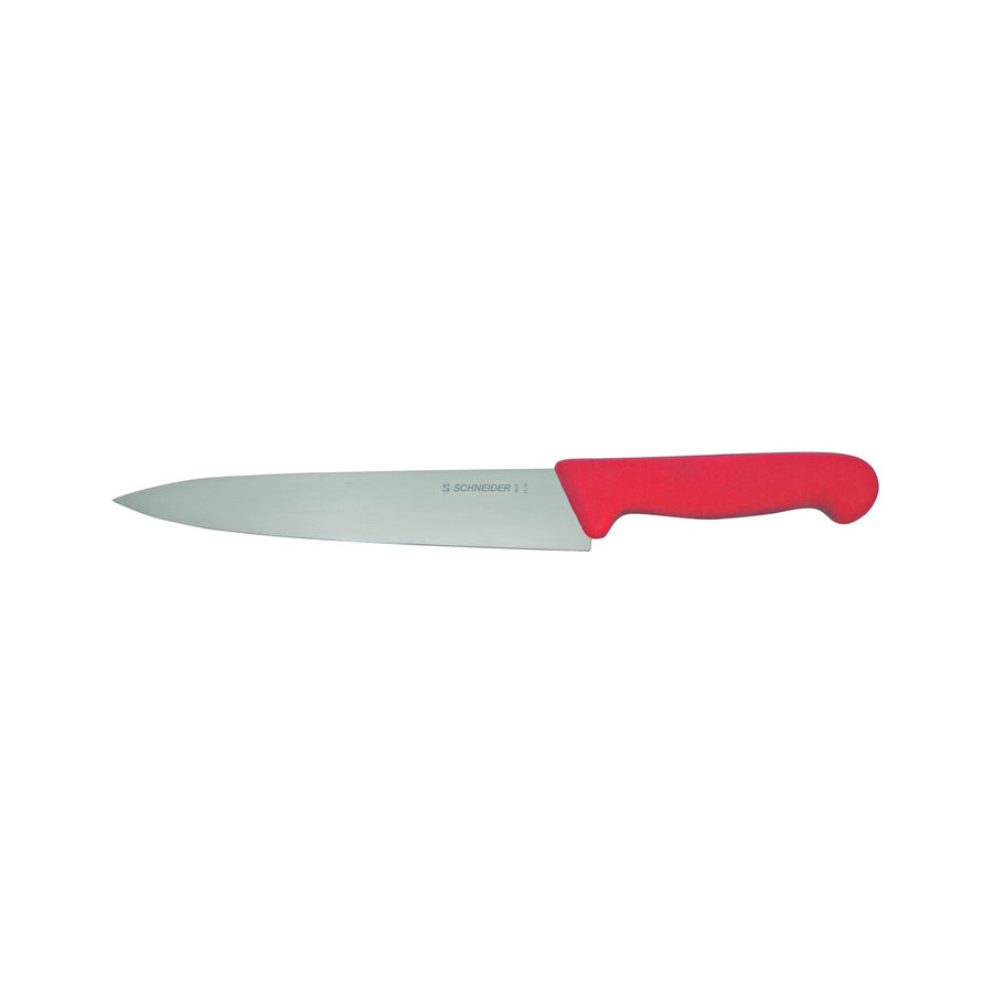 Schneider Kochmesser - schmale Klinge, Größe: 20 cm - Griff rot
