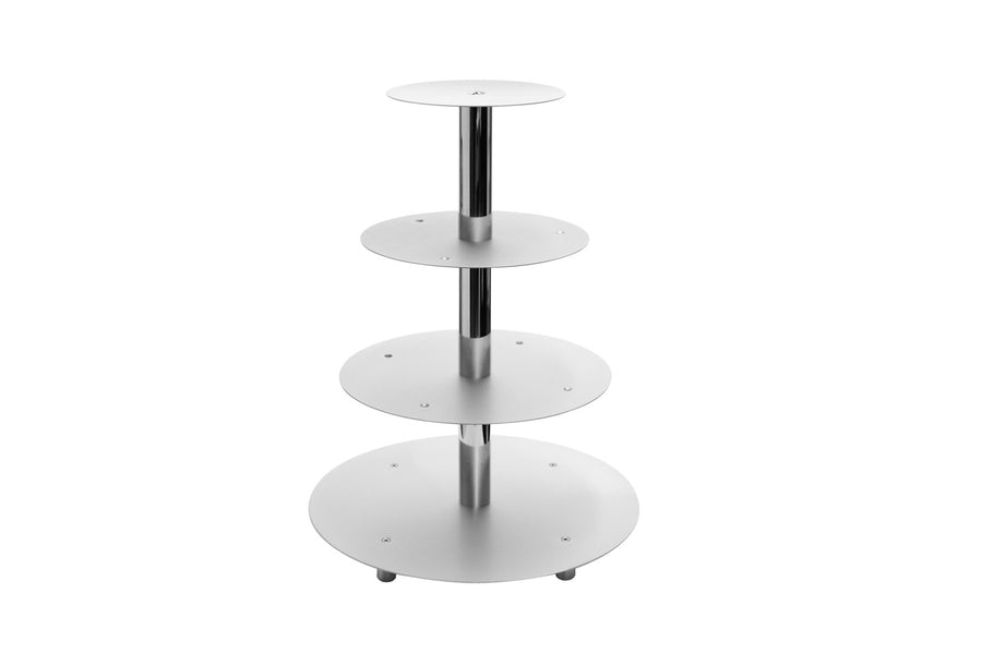 Schneider Etagen-Tortenständer, 4-Etagen, silber