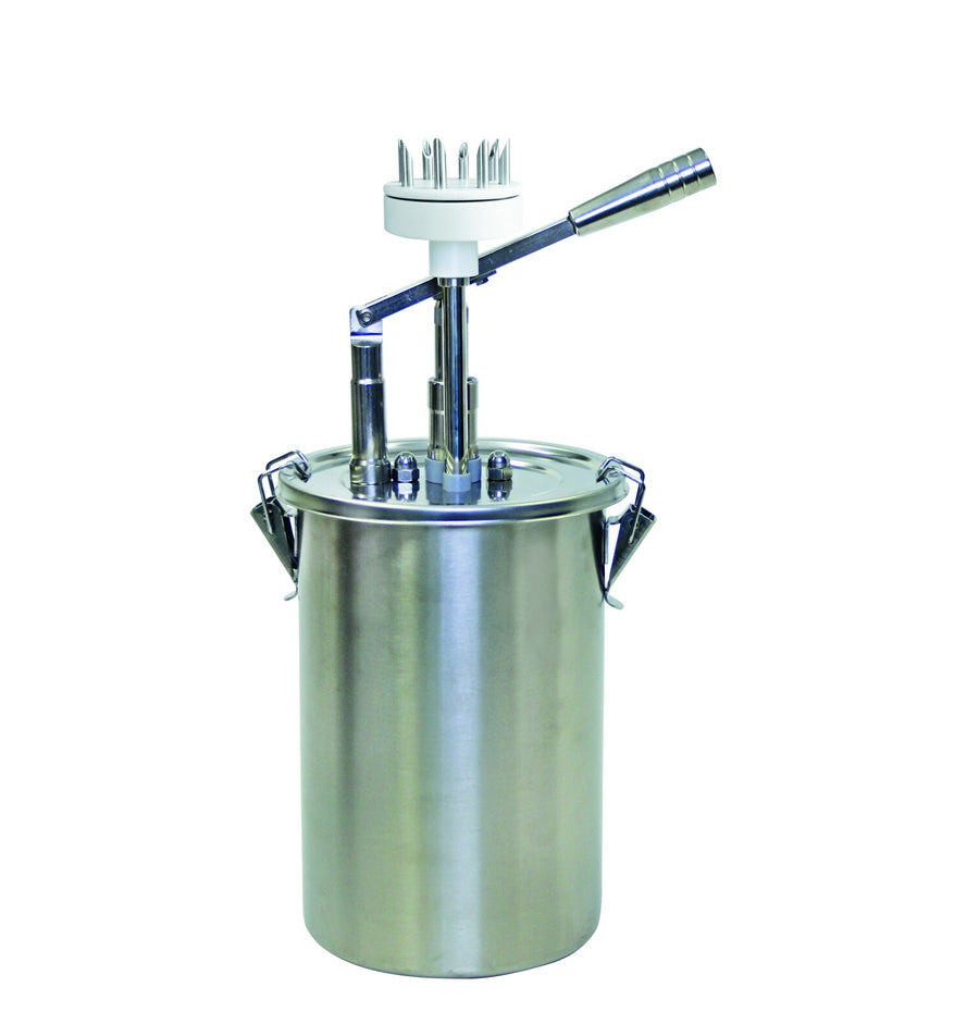 Schneider Lever-Action Donut Dispenser, Stainless Steel, Ø 180 mm x 470 mm - 4.5 L