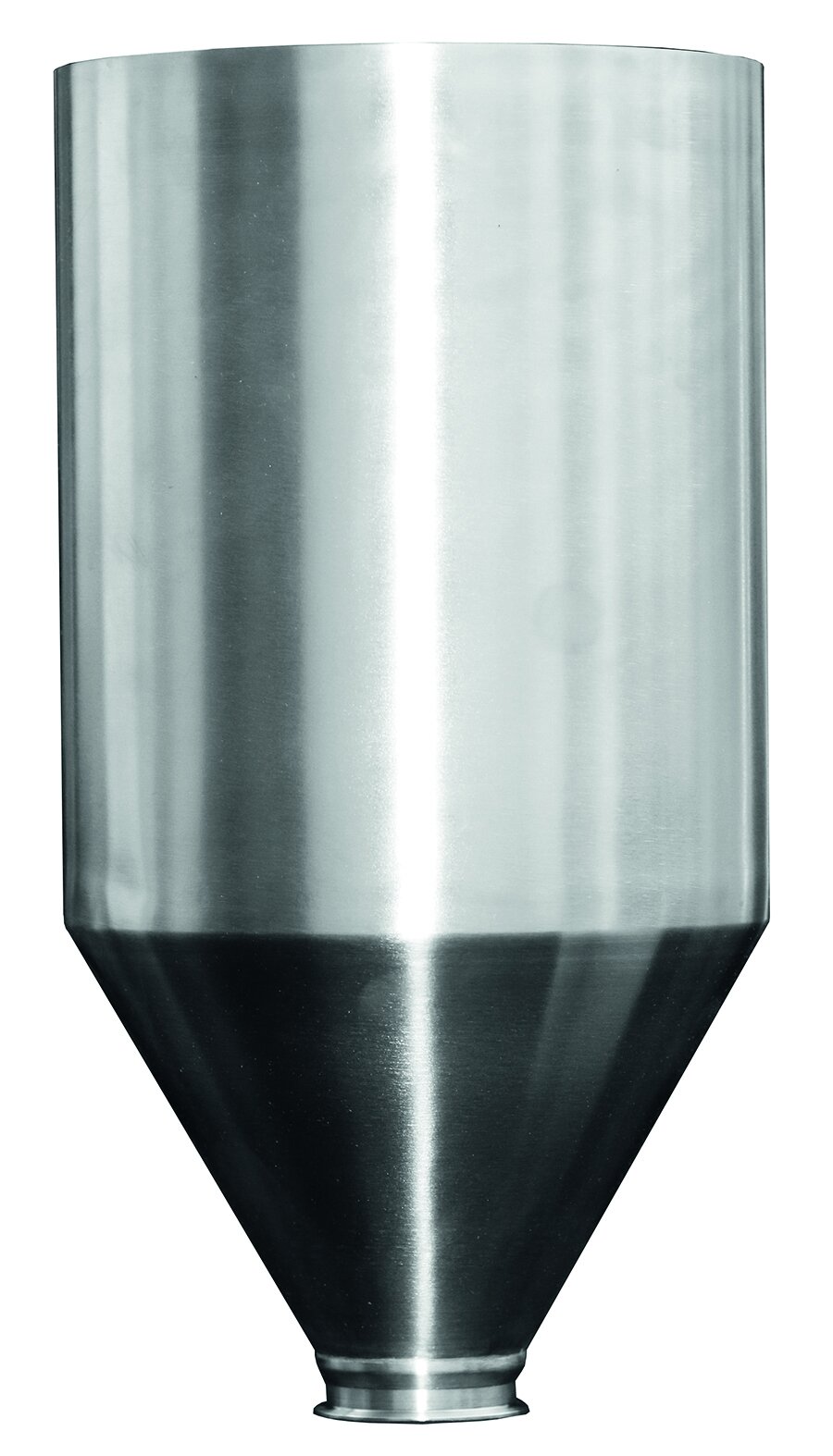 Schneider stainless steel funnel, 17 l capacity, with 30° neck, simple