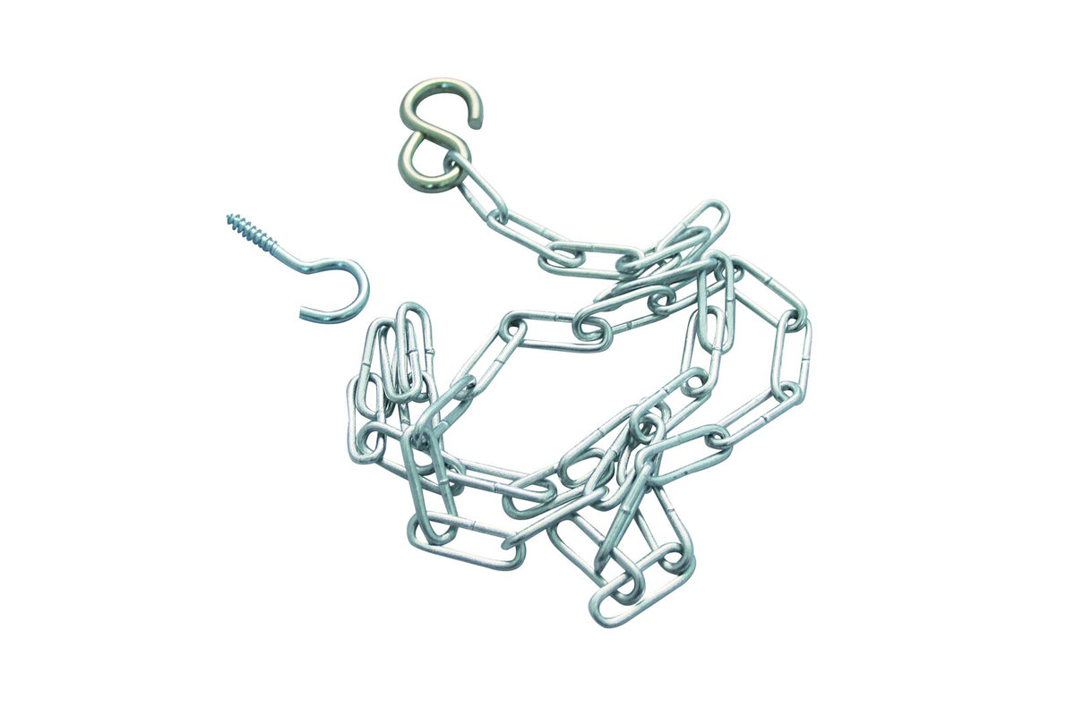 Schneider hanging chain with hook, stainless steel, 900 x 10 x 10 mm