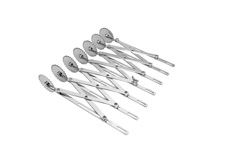 Pastry cutter, simple, 7 wheels, serrated