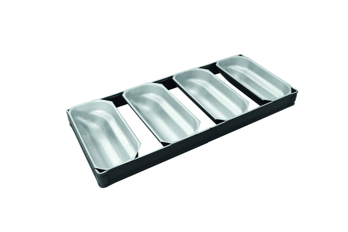 Schneider Stollenformenverband, Aluminium, 4-tlg. je 230 x 100 x 70 mm