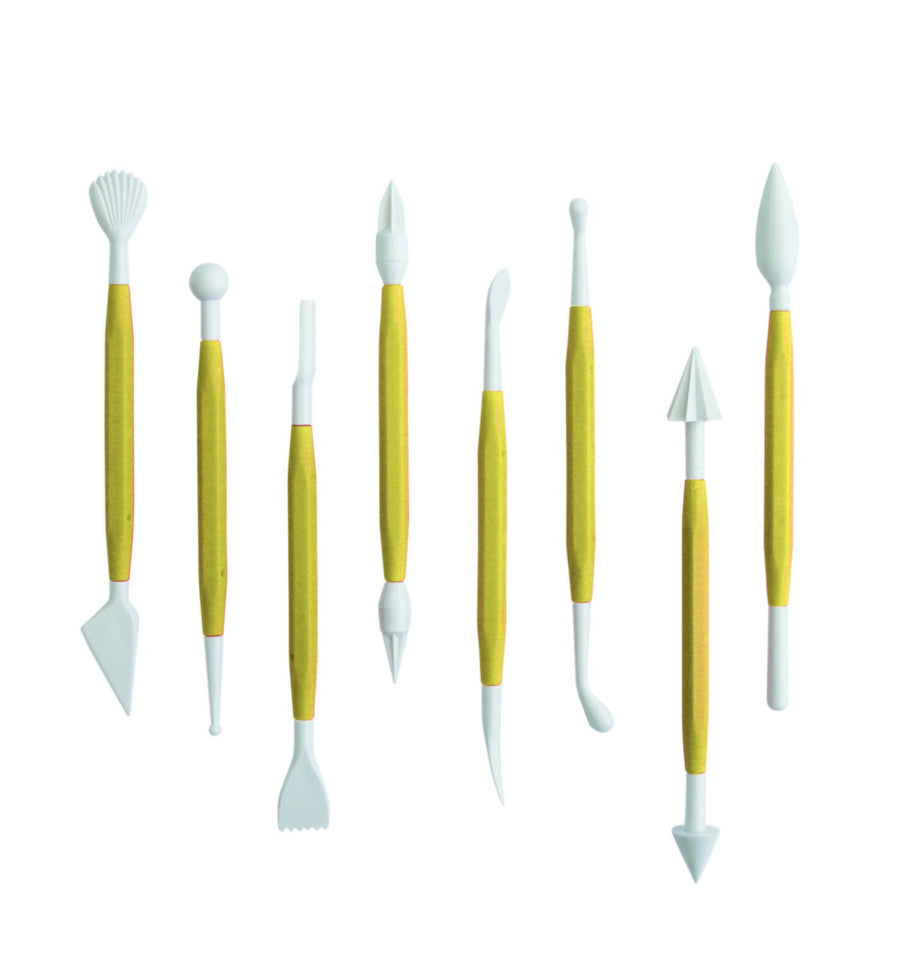 Schneider Modellierwerkzeug, Kunststoff, 8-tlg., Länge: 16,5 cm