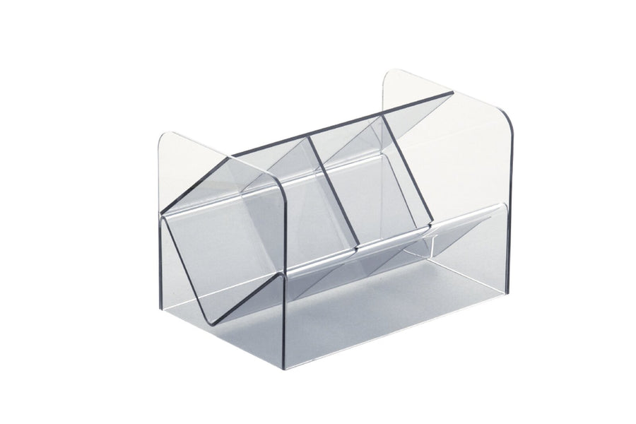 Schneider Löffelhalter mit 3 quadratischen Löffelboxen, Acrylglas, transparent