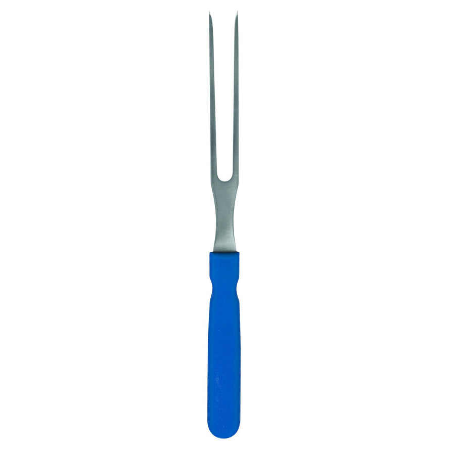 Schneider sosis çatalı, mavi, 245 x 16 mm, bıçak uzunluğu: 95 mm, sap (mavi)