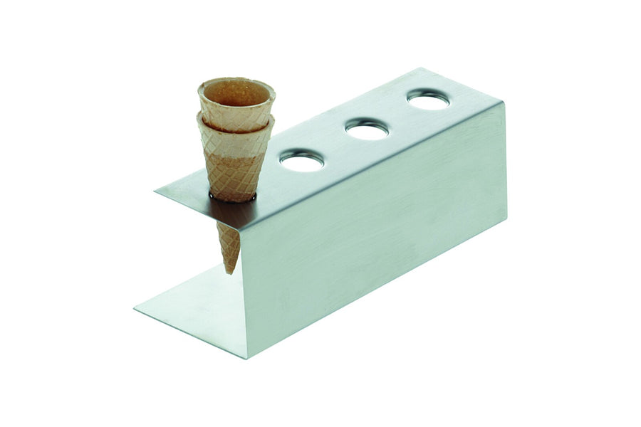 Schneider Dondurma Külahı Standı, paslanmaz çelik, 270 x 95 x 85 mm