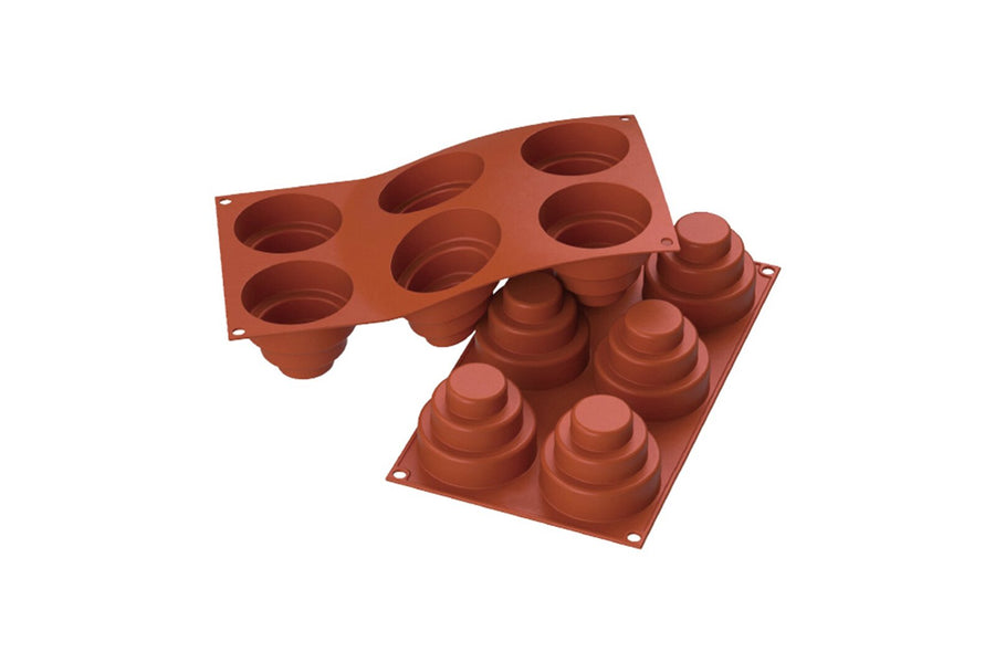 Schneider Silikonbackform - Mini-Kuchen, Ø 59 x 29 mm, Höhe 70 mm