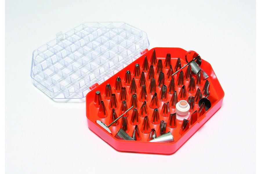 Schneider Spritztüllen-Set, 55 Teile, Edelstahl-Tüllen