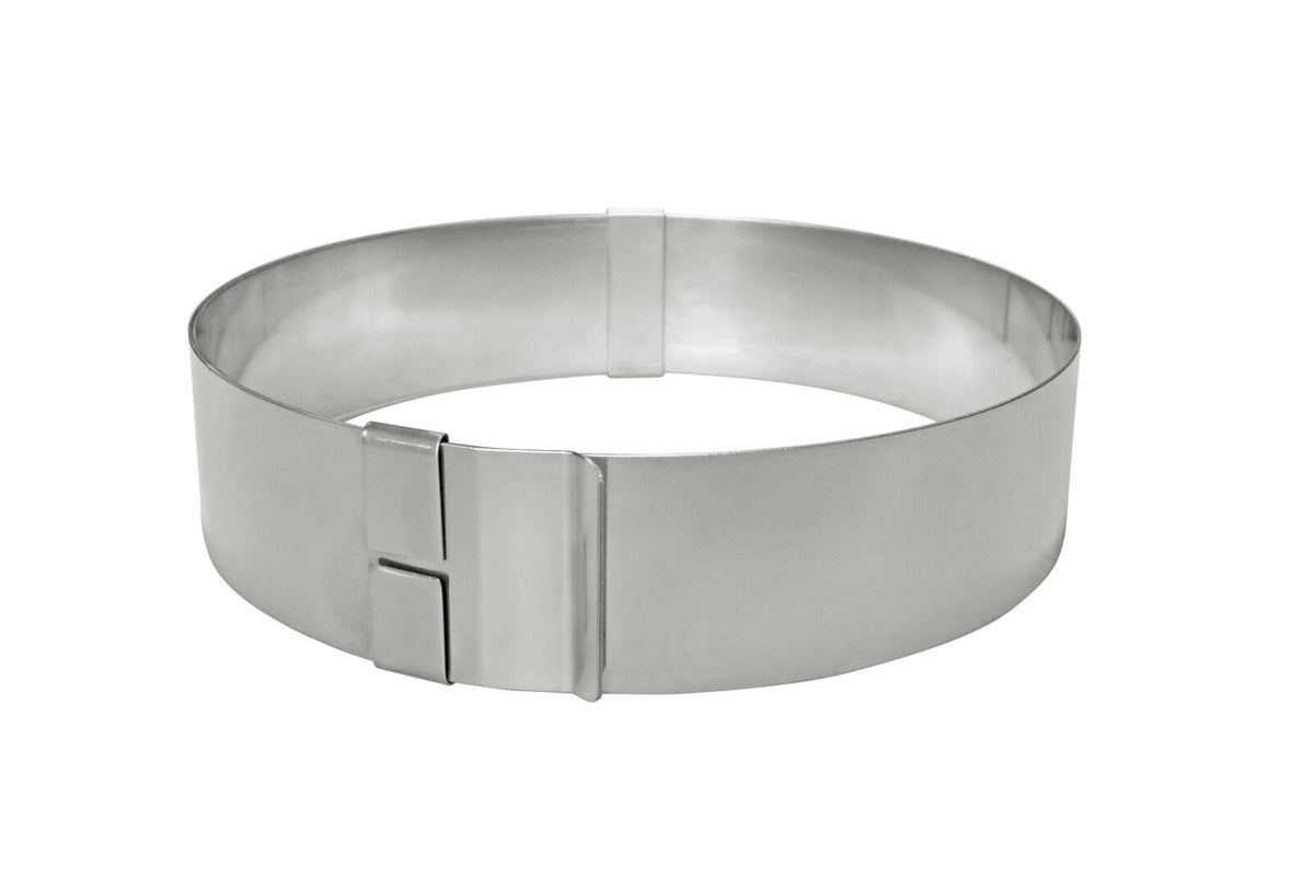 Schneider adjustable cake ring, stainless steel, Ø 300 - 500 mm x 60 mm