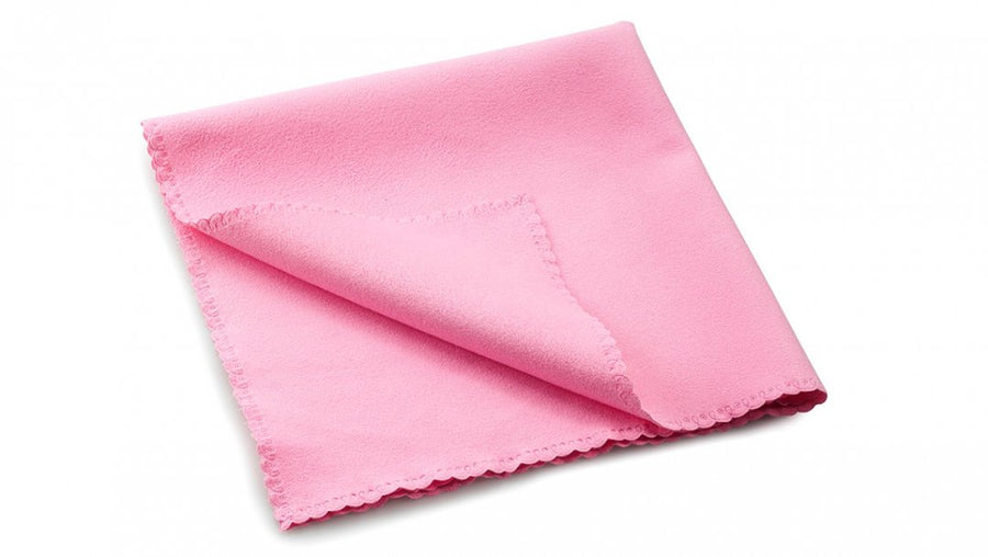 Mega Clean Mikrofaser Softtuch rosa, 40 x 40 cm – Profi Mikrofasertuch für Edelstahl Glas Display