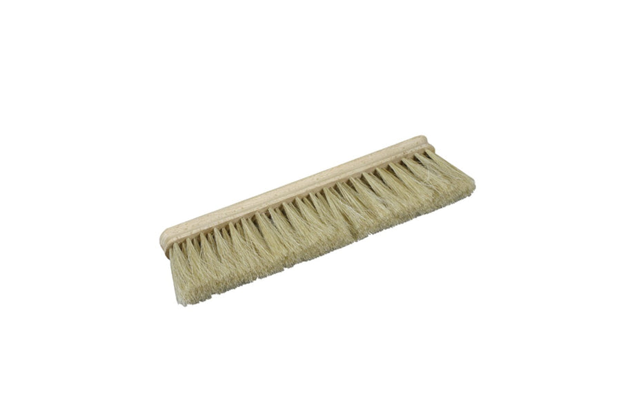 Schneider flour brush with wooden back, 300 mm, beige horsehair bristles