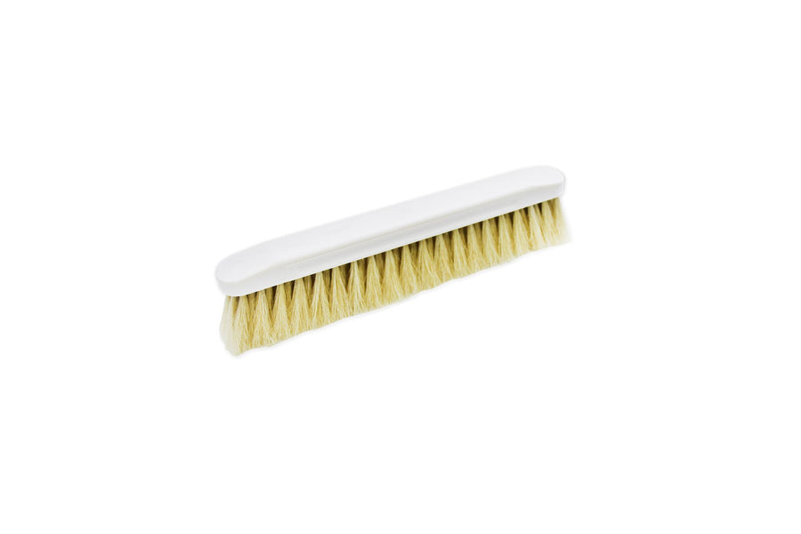 Schneider flour brush with plastic back, 300 mm, beige horsehair blend