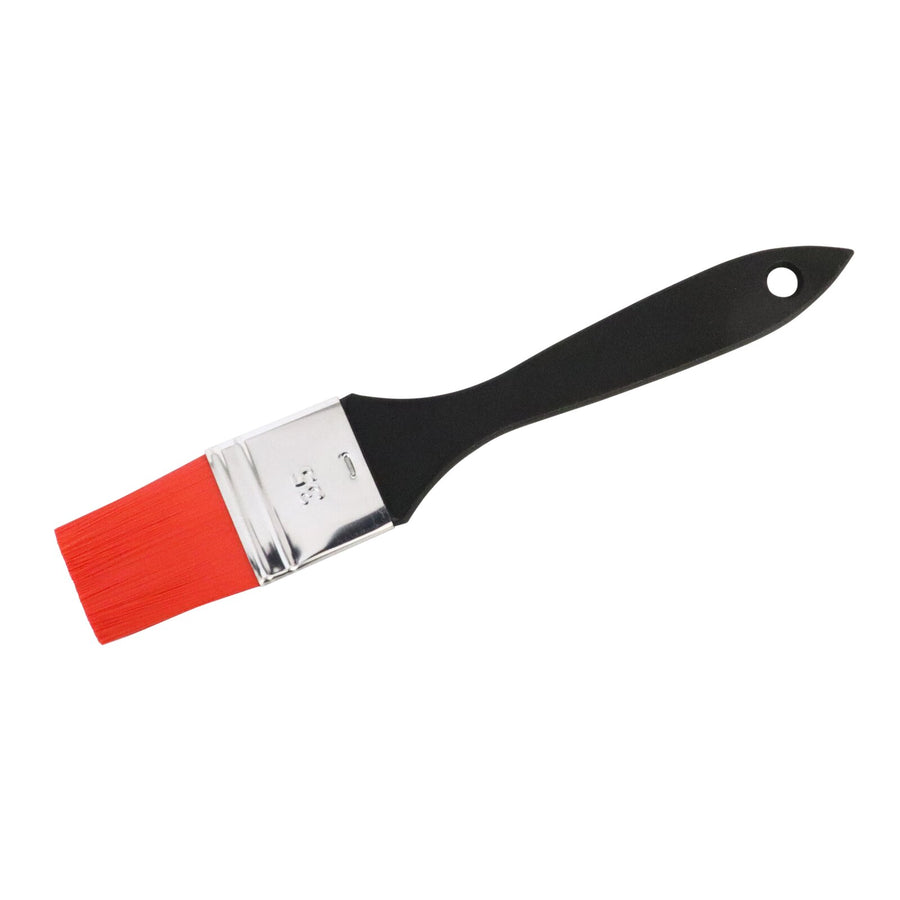 Schneider Bäckerpinsel mit rotem Nylonbesatz, 35 mm, schwarzer Kunststoffstiel