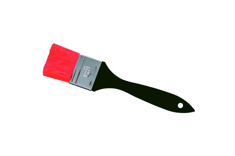 Schneider Bäckerpinsel mit rotem Nylonbesatz, 50 mm, schwarzer Kunststoffstiel