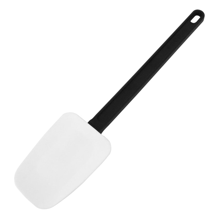 Schneider Stielschaber-Löffel weiss/schwarz, Länge: 350 mm, Schaber: 116 x 68 mm