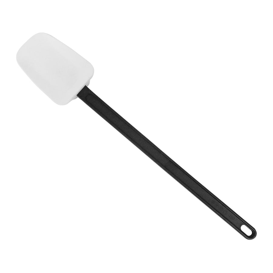 Schneider Stielschaber-Löffel weiss/schwarz, Länge: 450 mm, Schaber: 116 x 68 mm