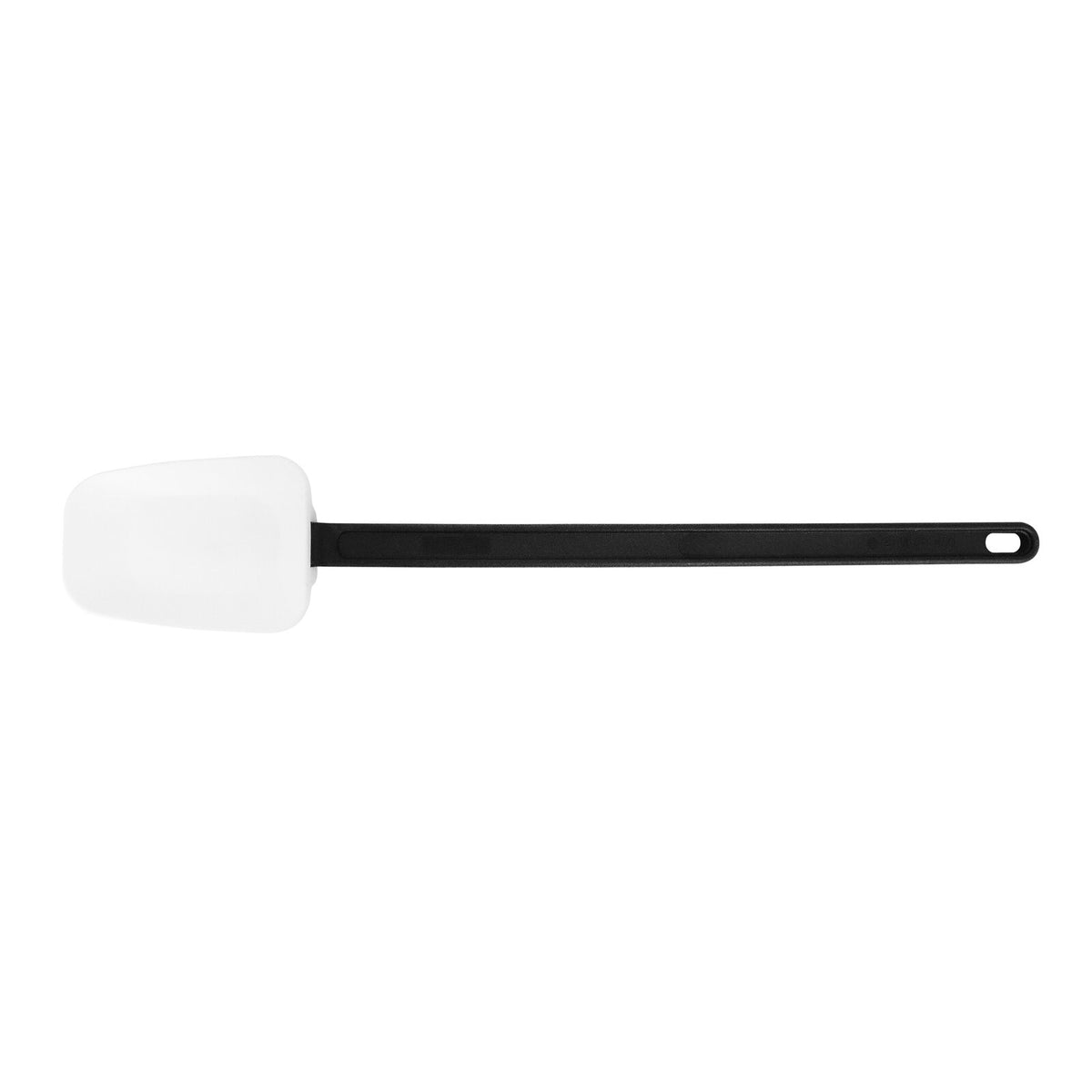 Schneider Stielschaber-Löffel weiss/schwarz, Länge: 450 mm, Schaber: 116 x 68 mm