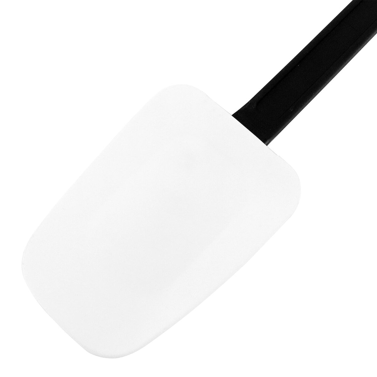 Schneider Stielschaber-Löffel weiss/schwarz, Länge: 450 mm, Schaber: 116 x 68 mm