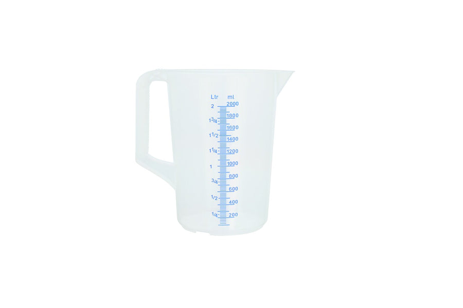 Мерителна кана Schneider, 2 l, релефна скала, сини надписи