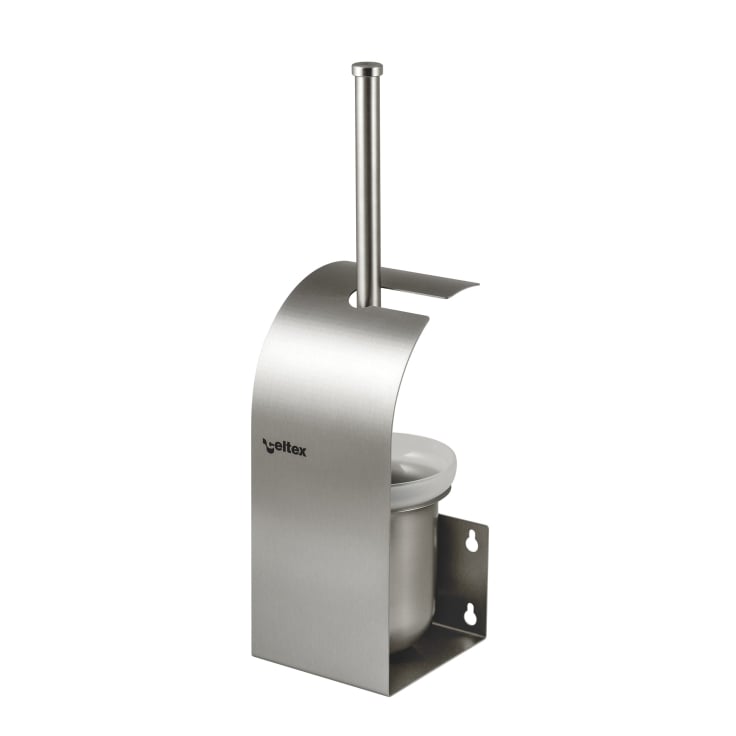 Celtex Ubi Maior X Brush WC-четка, матирана неръждаема стомана, В 39,8 x Ш 11,0 x Д 11,5 см – 1 брой