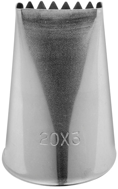 Sternbandtülle Inox 24 mm – 10 Stück | Lauterjung Solingen