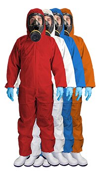 Chemsplash Xtreme SMS 50 Einwegoverall Typ 5/6, atmungsaktiv – 10 Stück – Größe S–3XL