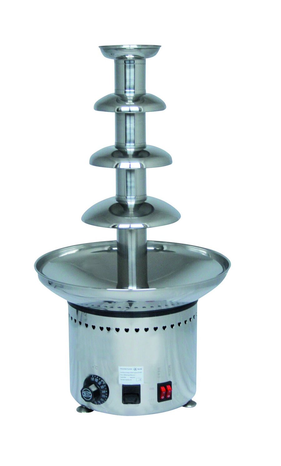 Schneider Schokoladen-Fontäne, Höhe: 60 cm, Edelstahl, Bodendurchm. 33 cm, 5,5