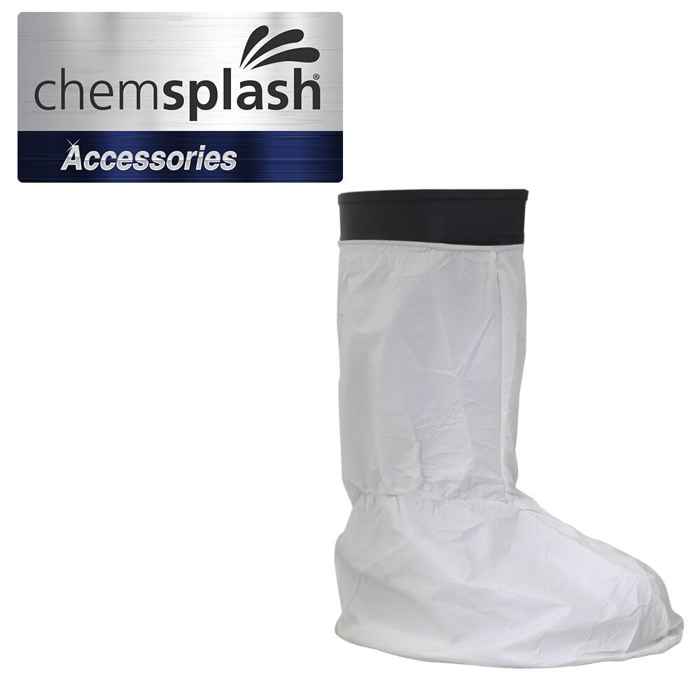 Chemsplash Überstiefel Typ PB[6-B] mit rutschhemmender PVC-Sohle – 25 Paar