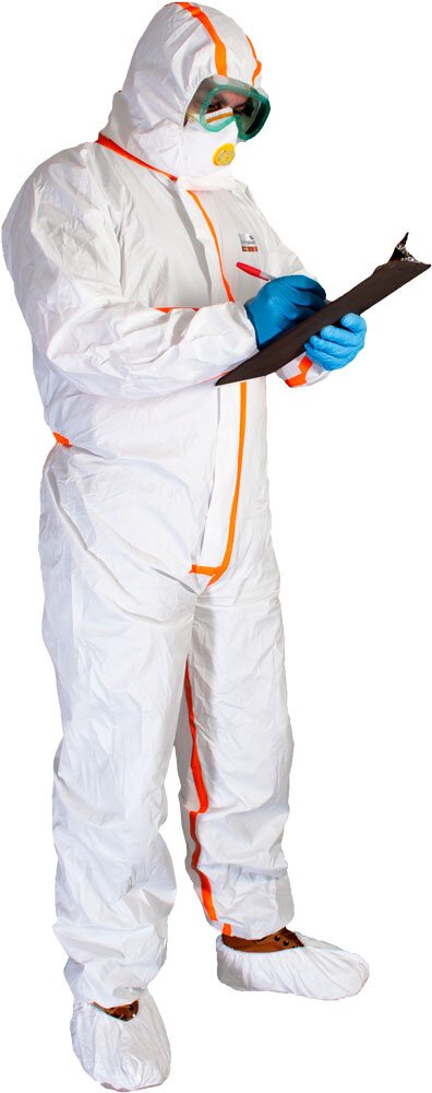 Chemsplash Pro+4 Chemikalienschutzanzug Typ 4B/5B/6B, verklebte Nähte – 10 Stück – Größe S–3XL