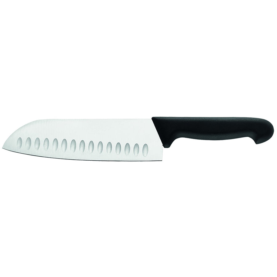 Schneider Santoku, 180 mm - Griff schwarz, mit Kullenschliff