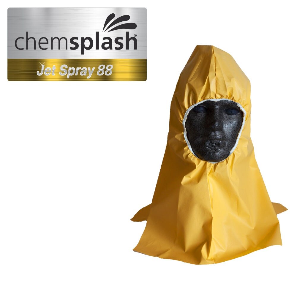 Chemsplash Jet Spray Cape-Kapuze Typ PB[3-B]/[4-B]/[6-B], verklebte Nähte – 10 Stück