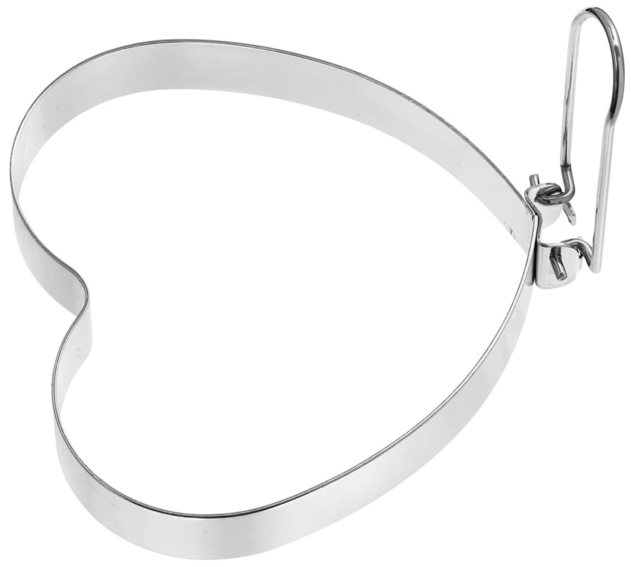 Spiegelei-Ring "Herz" 11 cm – 5 Stück | Lauterjung Solingen