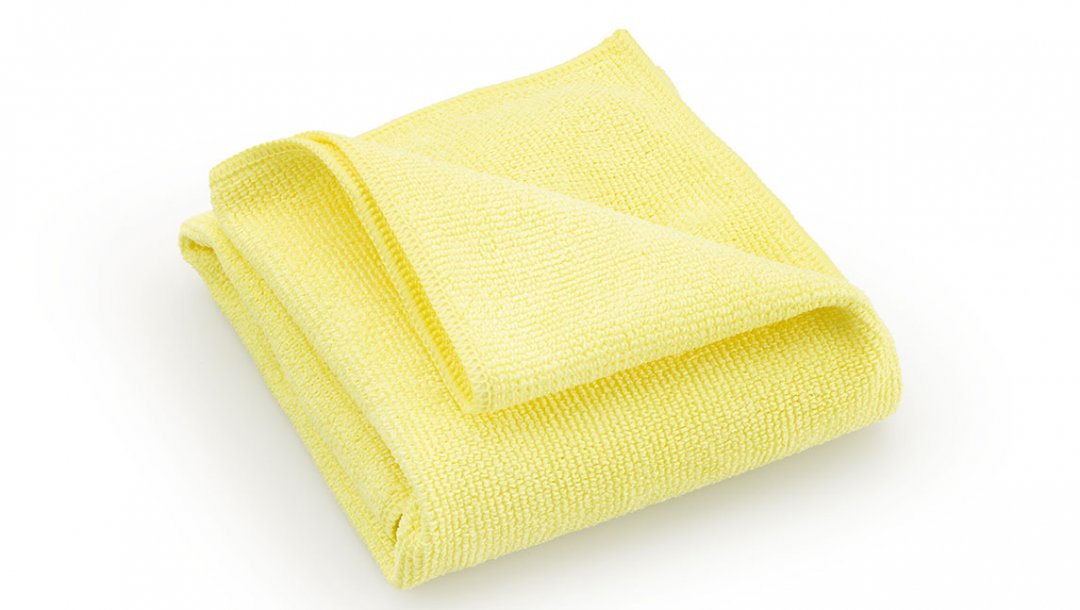 Mega Clean Mikrofaser Hochleistungstuch Platin gelb, 40 x 40 cm – Profi Putztuch Reinigungstuch langlebig