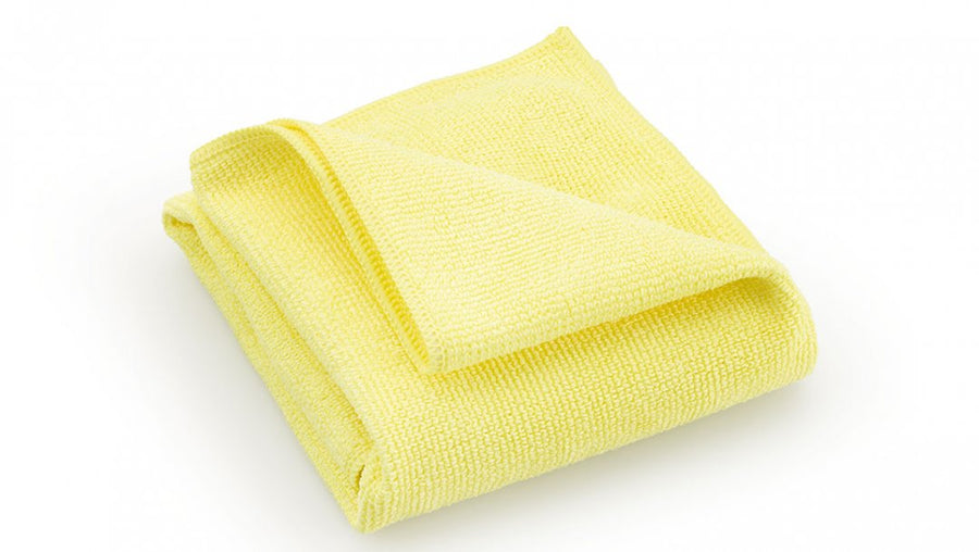 Mega Clean Mikrofaser Hochleistungstuch Platin gelb, 40 x 40 cm – Profi Putztuch Reinigungstuch langlebig
