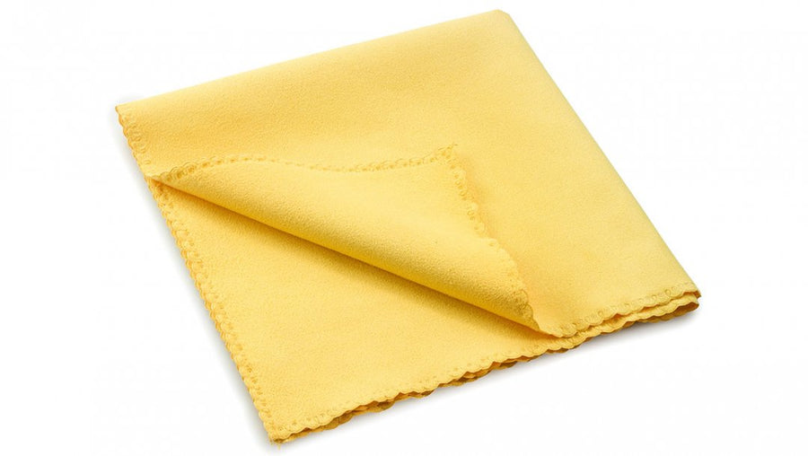 Mega Clean Mikrofaser Softtuch gelb, 40 x 40 cm – Profi Mikrofasertuch für Edelstahl Glas Display