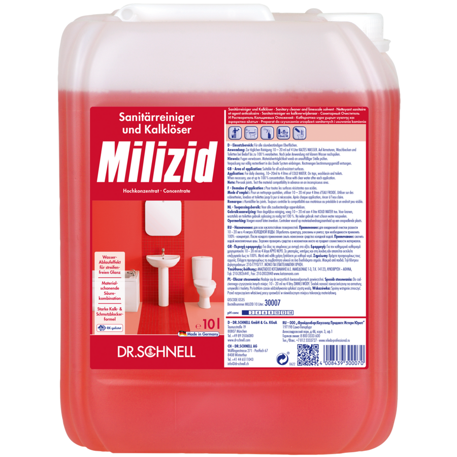 Dr. Schnell MILIZID Sanitärreiniger 10L