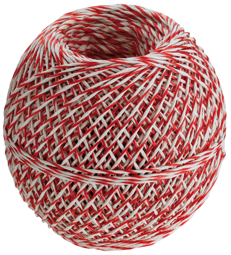 Wurstgarn rot/weiss Knäuel 200 g | Lauterjung Solingen