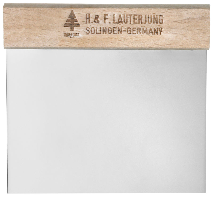 Teigabstecher/-Schaber steif/spitz – 3 Größen wählbar | Lauterjung Solingen