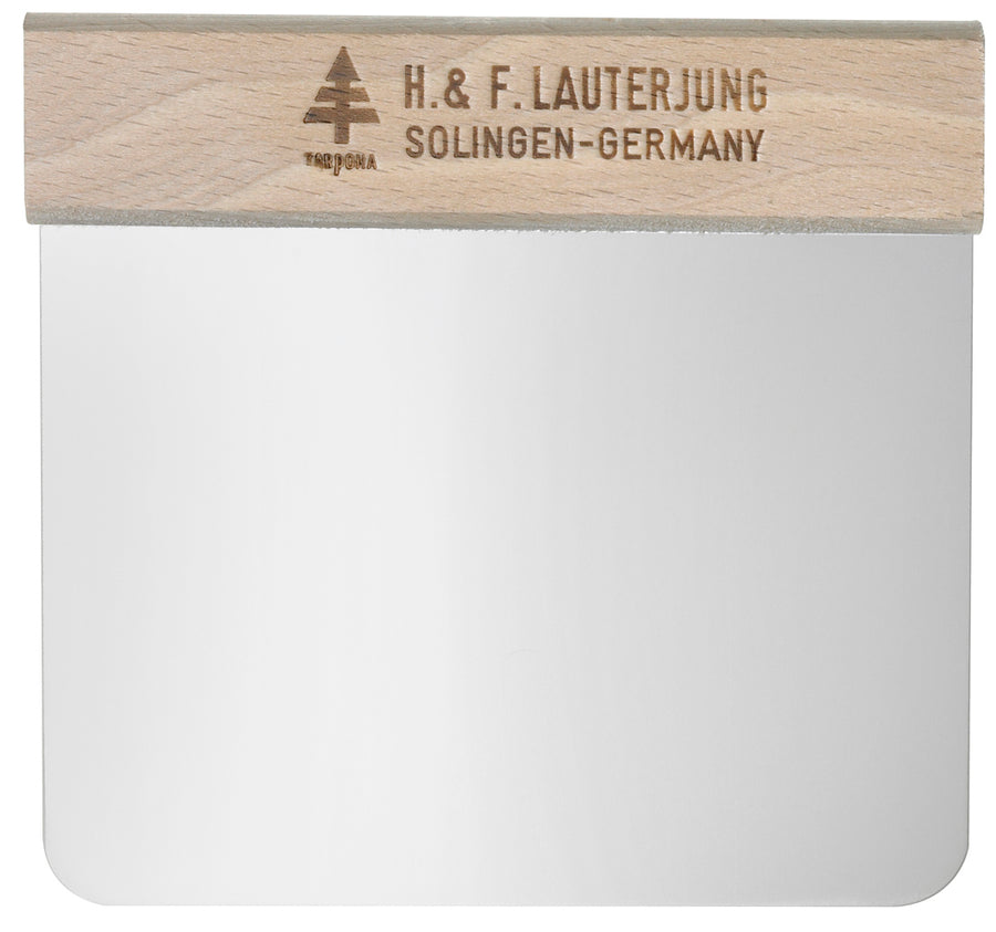 Teigabstecher/-Schaber steif/rund – 2 Größen wählbar | Lauterjung Solingen