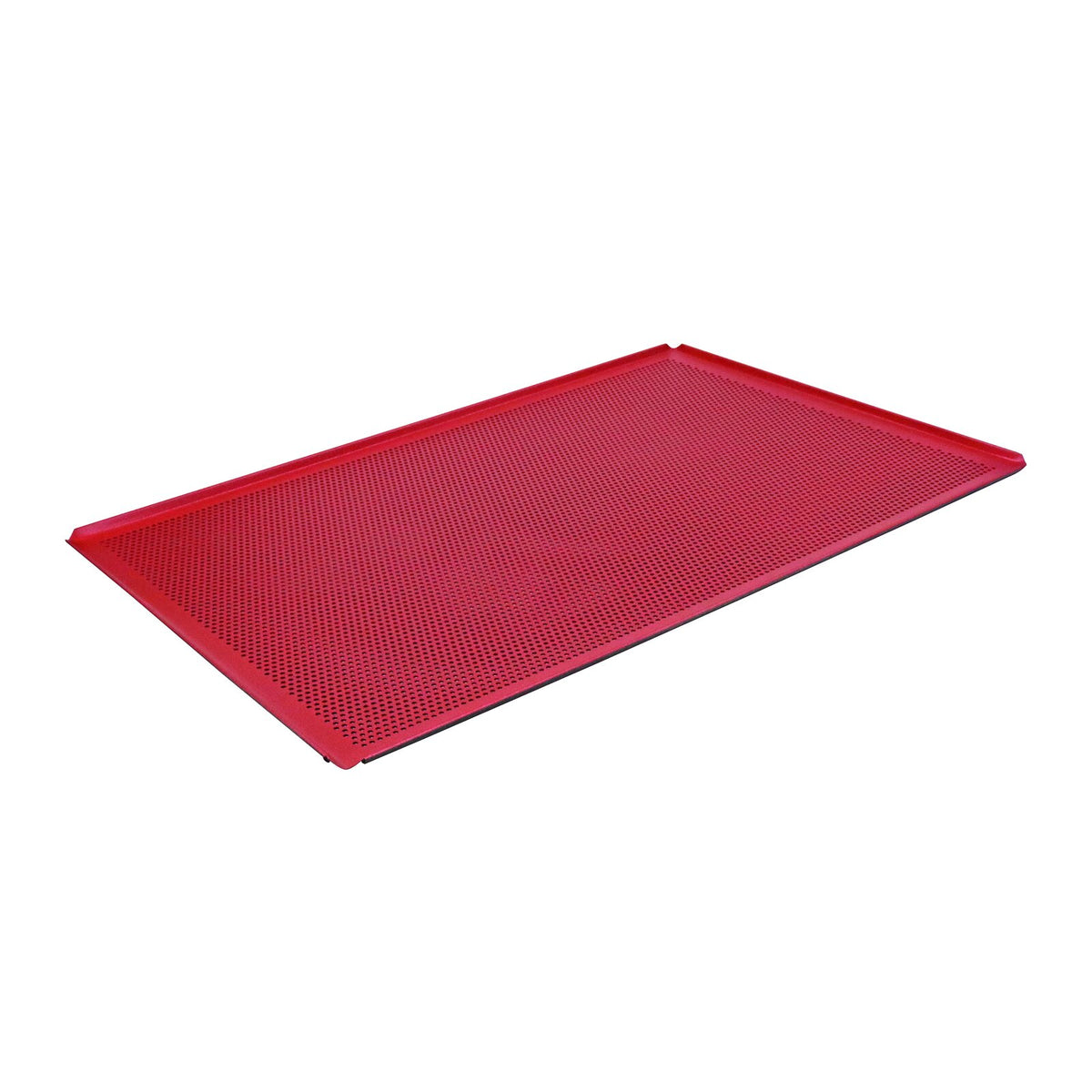 Schneider perforated tray "Tyneck Red", stainless steel, 530 x 325 x 10 mm
