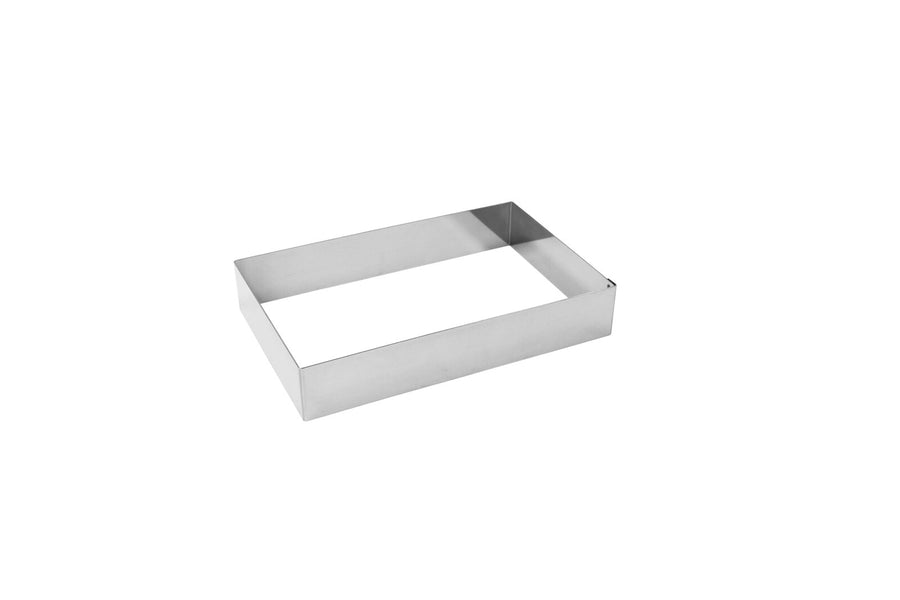 Schneider Cake Ring "Rectangle", stainless steel, 180 x 280 x 50 mm