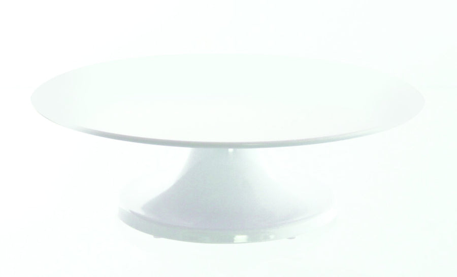 Schneider melamine cake stand, white, with base, Ø 320 mm, height: 100 mm, rotating